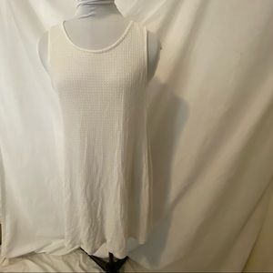 Never worn! Forever 21 off white waffle knit A-line swing dress. Size - XL